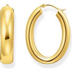 Thomas Sabo Guld Örhängen Thomas Sabo Klassiska Chuncky Örhängen - Guld