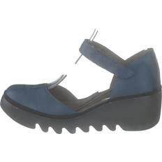 Fly London Pumps Fly London Biso305fly Petrol Female Klackskor - Blå