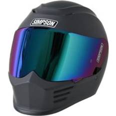 Simpson Speed Plain Motorcycle Helmet (63-64cm) Matt Black, Black