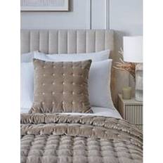 Veryhome Cross Stitch Quilted 50 x 50 cm Taupe Cushion Cover