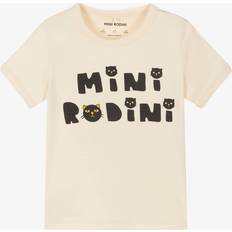 Katter Överdelar Barnkläder Mini Rodini Cats T-shirt - Offwhite