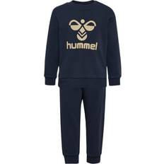 24-36M Jumpsuits Barnkläder Hummel HmlArine Crewsuit - Blå