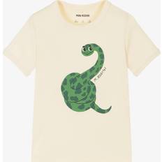 68/74 T-paidat Mini Rodini Snake T-Shirt - Offwhite