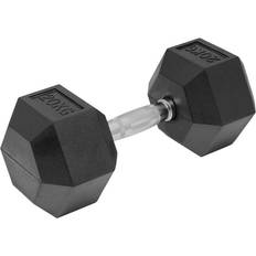 Peak Supps Hex Dumbbells 20kg x 1 Rubber Coated