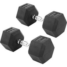 Peak Supps Hex Dumbbells 12.5kg x 2 Pair