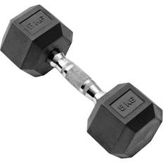 Peak Supps Hex Dumbbells 5kg x 1 Rubber Coated Weights