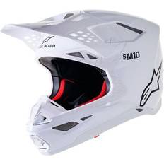 Alpinestars Motorcykelhjelme Alpinestars Supertech S-M10 Crosshjelm Solid - Hvid