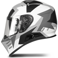 Simpson venom ece 22.06 have blue grey charcoal motorcycle motorbike helmet