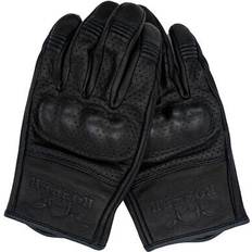 Rokker tucson summer motorcycle motorbike perforated leather gloves black