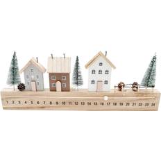 Wooden House Christmas Advent Calendar