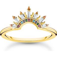 Verre Bagues Thomas Sabo Damenring mit Sonnenstrahlen - Goldfarben