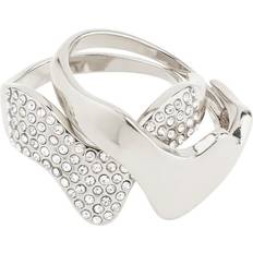 Pilgrim Transparent Ringar Pilgrim Connect Ring - Silver