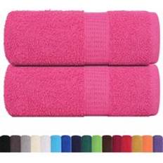 vidaXL Towels 2 Pcs 30x50 cm Guest Towel Pink