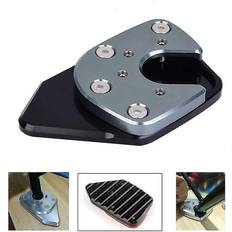 Motorcycle Side Stand Pad,motorcycle Anti-slip Side Stand Kickstand Extension Pad Enlarge For Nc750x 2017 2018 2019(gray)