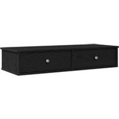 Shelves Wall Shelves vidaXL with Drawers Black 100 x 37.5 x 19 cm Wall Shelf