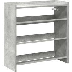 Legno Portascarpe vidaXL 859890 Concrete Grey Shoe Rack 60x62cm