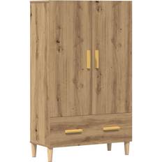 vidaXL Högskåp Artisan Ek 70x31x115 cm Sideboard