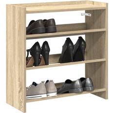 Legno Portascarpe vidaXL Sonoma Oak 60 x 25 x 62 cm Shoe Rack