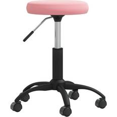 vidaXL Rosa Sammet Matstol Köksstol