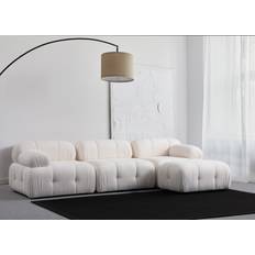 Andrarum Hörnsoffa Muffin 4-Sits Vit Divansoffa Soffa 3-sits