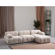 3-sits - Vita Soffor Petite Cream Ecksofa Sofa 3-Sitzer