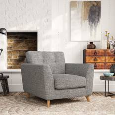 Furniture Dunelm Peyton Chunky Weave Armchair