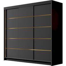 Mirjan24 Dianna 200 x 215 cm Svart Garderob