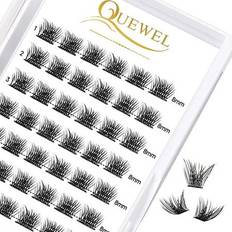 Cosmetics QUEWEL Cluster Lashes Wide Stem Individual - Fluffy-C-8