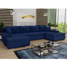 Silape Faris U-shape Blue Sofa 350cm