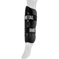 Martial Arts Metal Boxe Pro Shin Guards Noir