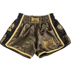 Kampsportsdräkter på rea Shorts Metal Boxe Thai/Kick Extrem Noir