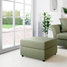 Dunelm Square Opulent Velvet Storage Footstool Foot Stool