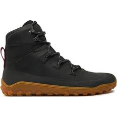 Vivobarefoot Tracker Leather AT Wild Hide Men's Ankle Boots - Obsidian