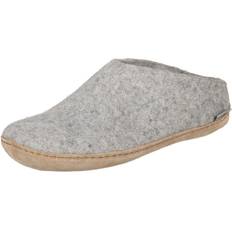 Slip-on With Leather Sole - Grey