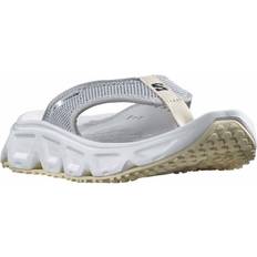 White - Woman Sport Sandals Salomon Reelax Break 6.0 - Grau