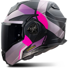 LS2 FF901 Advant X Ultra Klapphelm, grau-pink, Größe für Männer