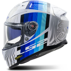 LS2 FF811 Vector II Full Face Helmet White-Silver Adult