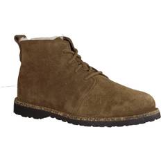 Birkenstock Women Boots Birkenstock Women's Tan Suede Lace-Up Ankle Boots - Tan