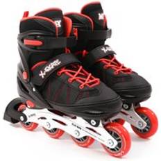 Adjustable Inline Roller Skates with Built In Adjusters for Boys & Girls Red