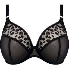 Elomi Leopard BH:ar Elomi Namrah Underwire Bandless Plunge Bra - Black