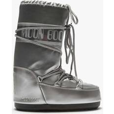 Moon Boot Icon Glance Satin Snow Boots - Silver