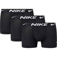 Nike Microfiber Men's Underwear Nike Plain Dri Fit Hipsters Pack - Black