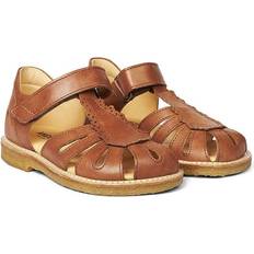 Angulus Sandal M Velcrolukning - Tan