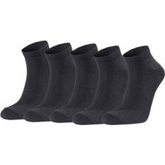 Seger Low Cotton Socks - Svart
