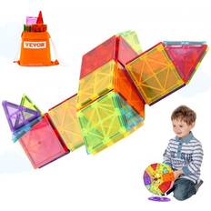 Magnetic tiles VEVOR Magnetic Tiles Building Toy 121 pcs
