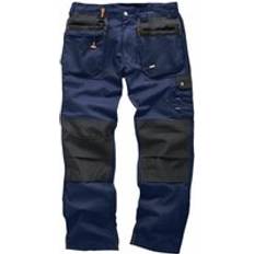 Blue Work Pants Scruffs Worker Plus Trouser - Navy