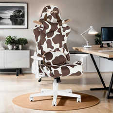 Gaming Chairs Inbox Zero Brown COW Series Gaming Chair 50" H X 28" W X 28" D Wayfair Multi Color (50" H X 28" W X 28" D)