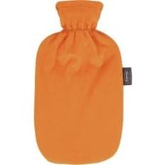 Fashy Fashy 6712 35 wärmflasche mit flauschbezug pfirsich/orange 2,0l