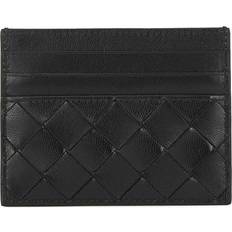 Bottega Veneta Card Cases Bottega Veneta Intrecciato Leather Card Holder - Black