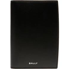 Bally Logo Stamp Leather Wallet - Black